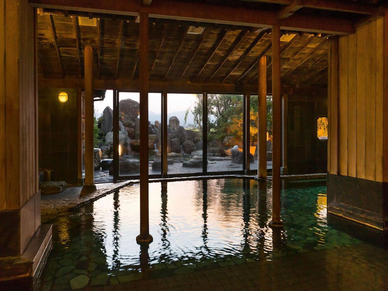 Awara Onsen Hot Spring Koubou Gurabaatei Otel Dış mekan fotoğraf