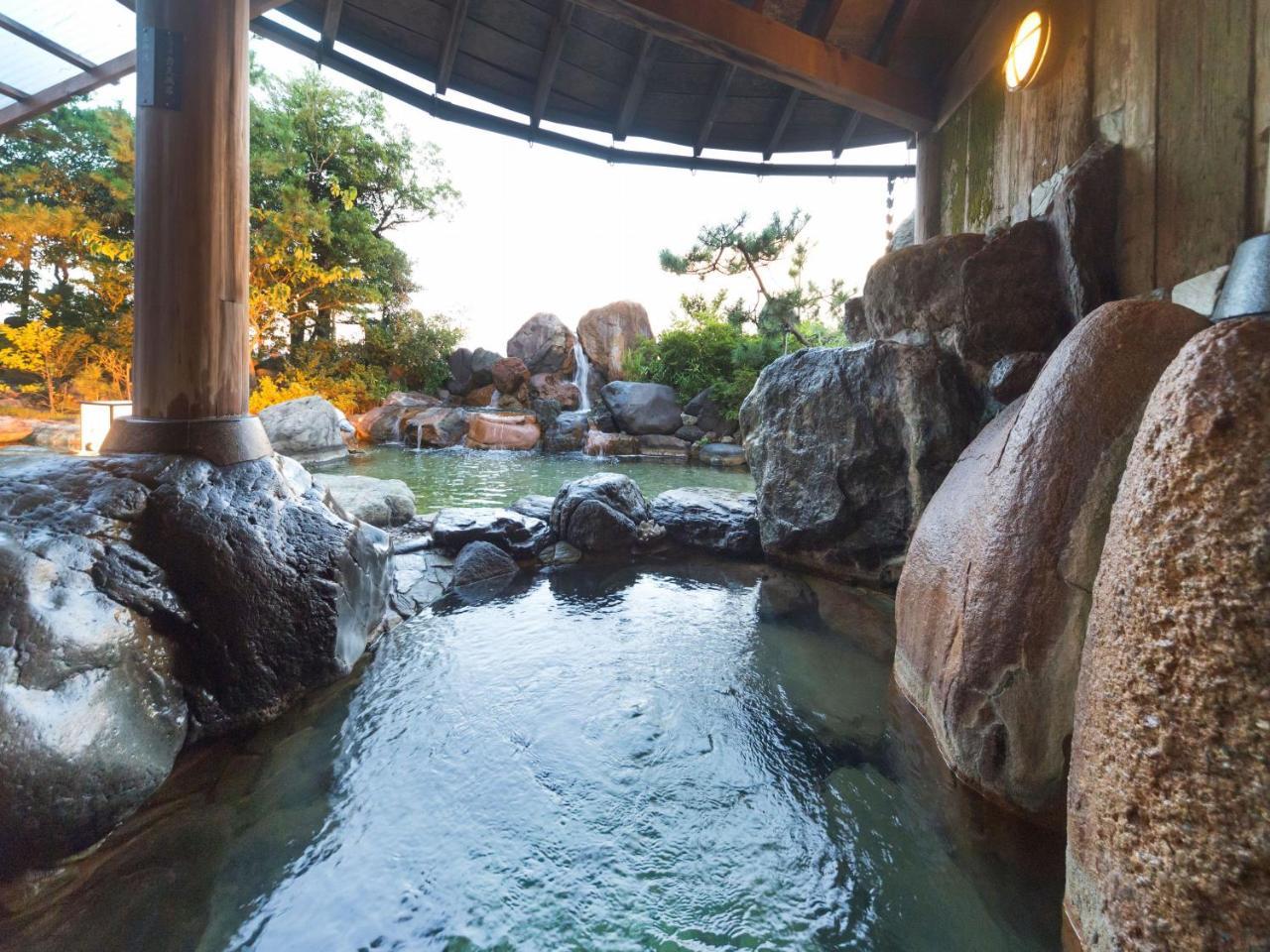 Awara Onsen Hot Spring Koubou Gurabaatei Otel Dış mekan fotoğraf