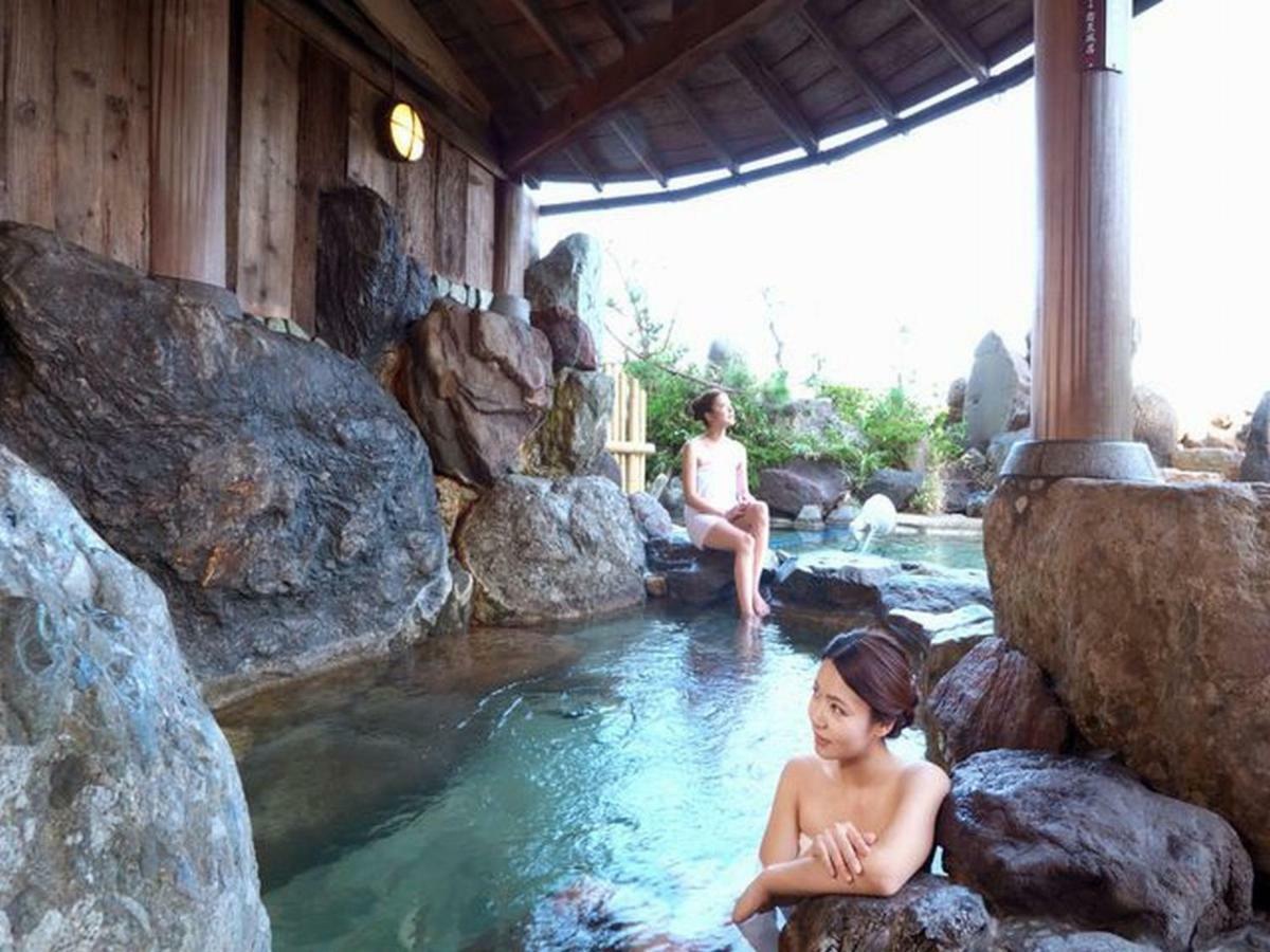 Awara Onsen Hot Spring Koubou Gurabaatei Otel Dış mekan fotoğraf